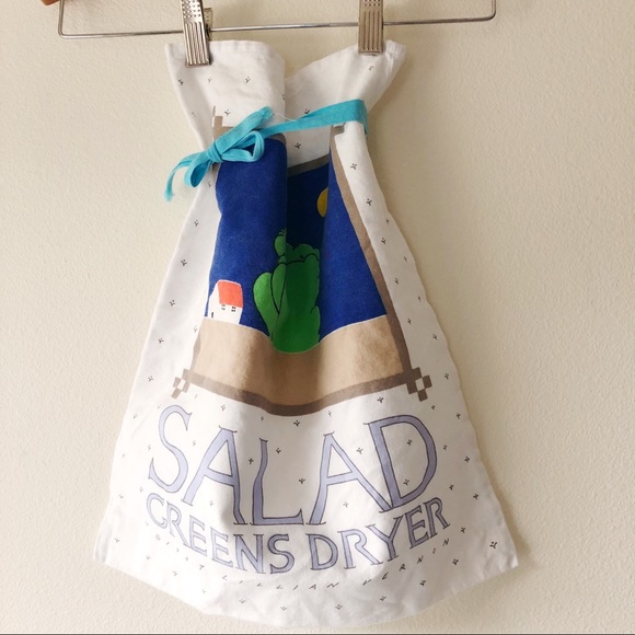 Vintage 1987 Lillian Vernon drawstring salad bag - Picture 4 of 5